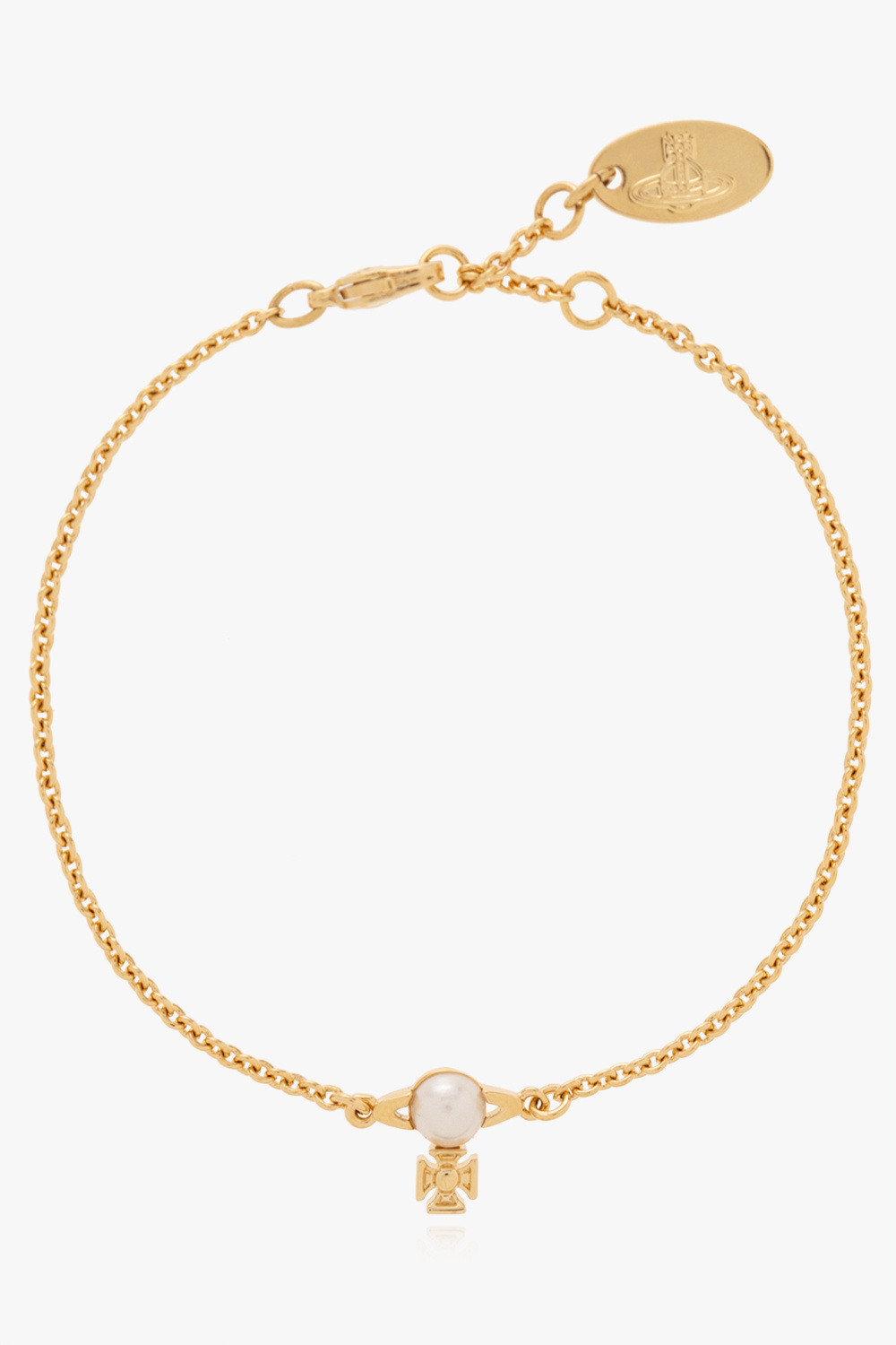 【関税&送料込】Vivienne Westwood Gold Balbina Bracelet With Gold 'Balbina' bracelet Vivienne Westwood